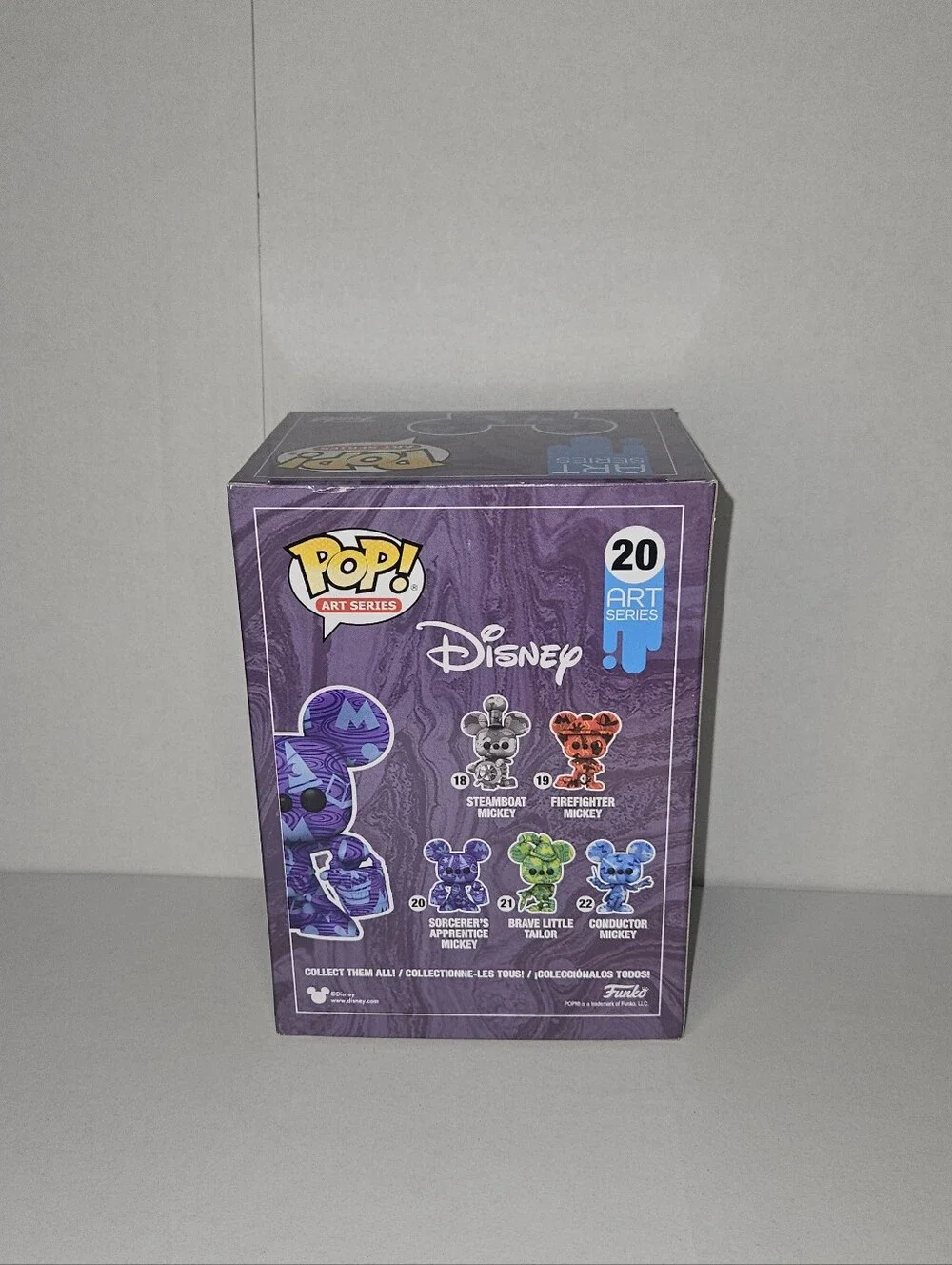 Funko POP! Disney Art Series Sorcerer's Apprentice Mickey #20 Walmart Exclusive